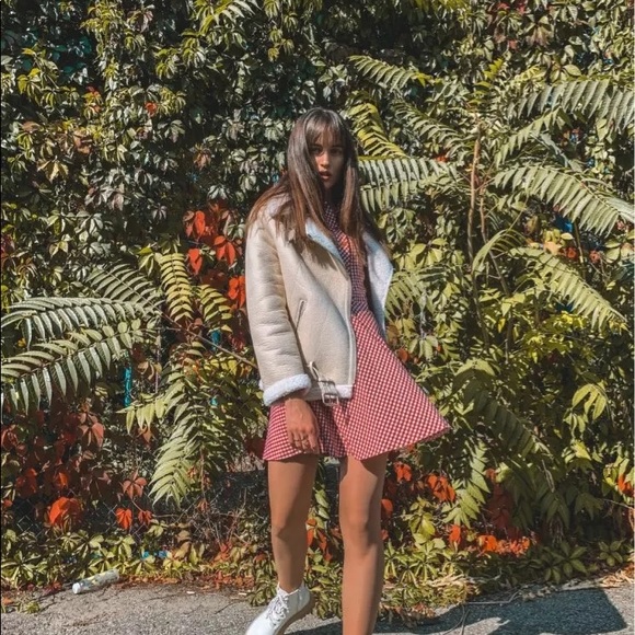 Vintage Jackets & Blazers - Beige shearling jacket